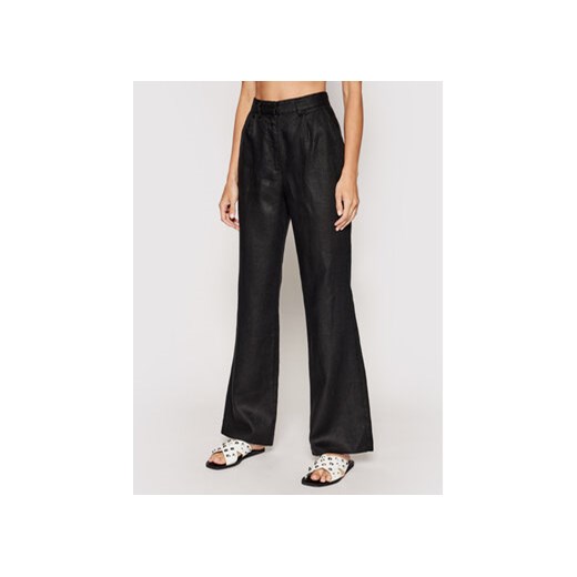 NA-KD Spodnie materiałowe 1018-006750-0002-581 Czarny Relaxed Fit 34 MODIVO