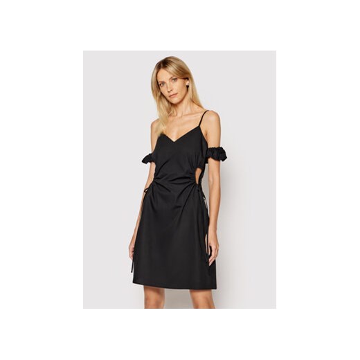 NA-KD Sukienka letnia Cut Out 1018-006813-0002-581 Czarny Regular Fit 36 wyprzedaż MODIVO