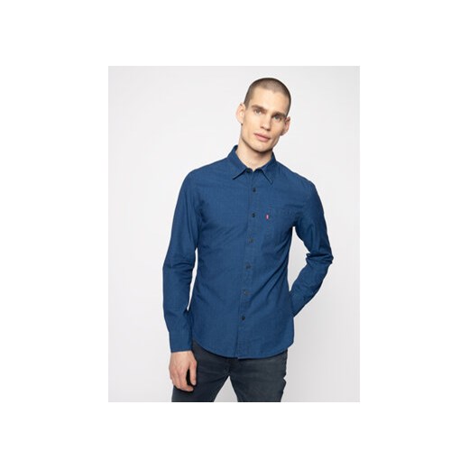 Levi's® Koszula Sunset One Pocket 86619-0006 Granatowy Slim Fit S okazyjna cena MODIVO