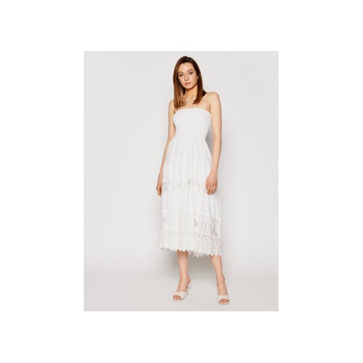 Iconique Sukienka letnia Gaia IC21 084 Biały Regular Fit Iconique S okazja MODIVO