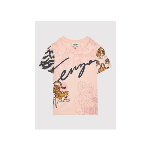 Kenzo Kids T-Shirt K15488 Różowy Regular Fit Kenzo Kids 10Y MODIVO