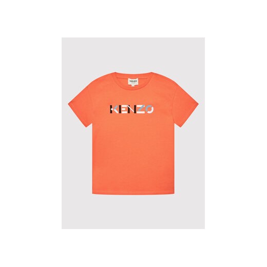 Kenzo Kids T-Shirt K25647 M Pomarańczowy Regular Fit Kenzo Kids 10Y MODIVO