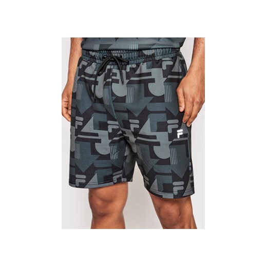 Fila Szorty sportowe Riwne FAM0063 Czarny Regular Fit Fila L MODIVO