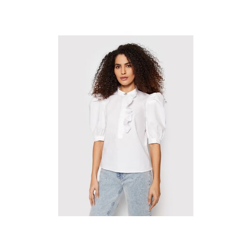 Custommade Bluzka Dolores 999369224 Biały Regular Fit Custommade M MODIVO