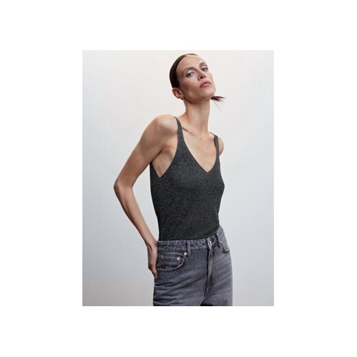 Mango Top Kling 37049095 Czarny Regular Fit Mango XXS wyprzedaż MODIVO