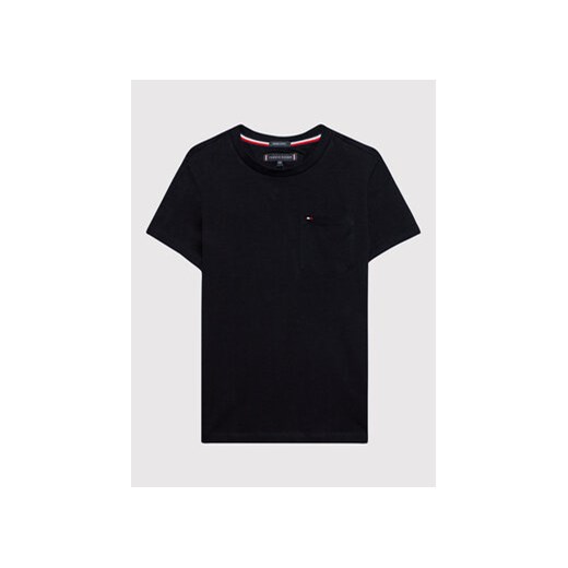 Tommy Hilfiger T-Shirt Essential Pocket KB0KB07081 D Granatowy Regular Fit Tommy Hilfiger 10Y okazyjna cena MODIVO