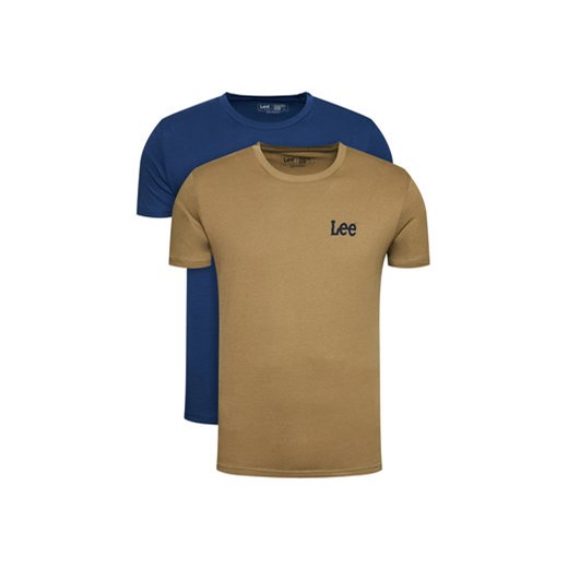 Lee Komplet 2 t-shirtów Twin Graphic L65RAITS Kolorowy Fitted Fit Lee S MODIVO okazyjna cena