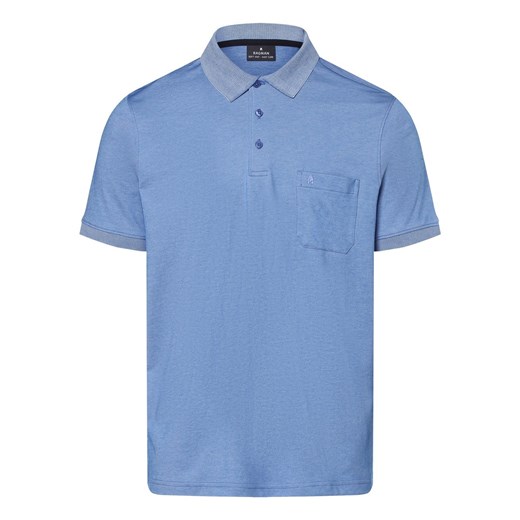 Ragman Męska koszulka polo Mężczyźni niebieski jednolity ze sklepu vangraaf w kategorii T-shirty męskie - zdjęcie 152696215
