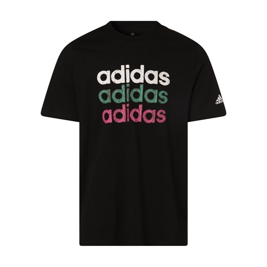 adidas Sportswear T-shirt męski Mężczyźni Bawełna czarny nadruk Adidas Sportswear S vangraaf