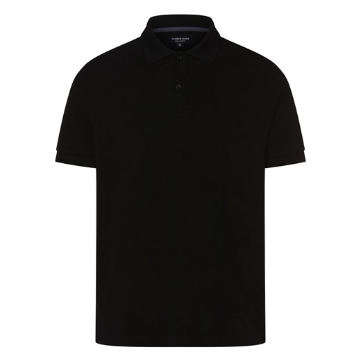 Andrew James Męska koszulka polo Mężczyźni Bawełna czarny jednolity ze sklepu vangraaf w kategorii T-shirty męskie - zdjęcie 152699576