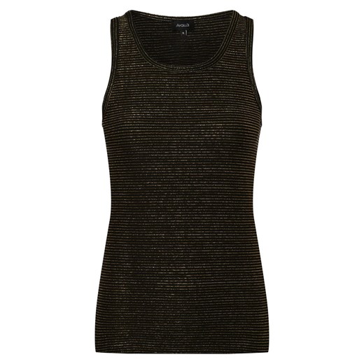 Aygill's Top damski Kobiety Sztuczne włókno czarny w paski ze sklepu vangraaf w kategorii Bluzki damskie - zdjęcie 152699838