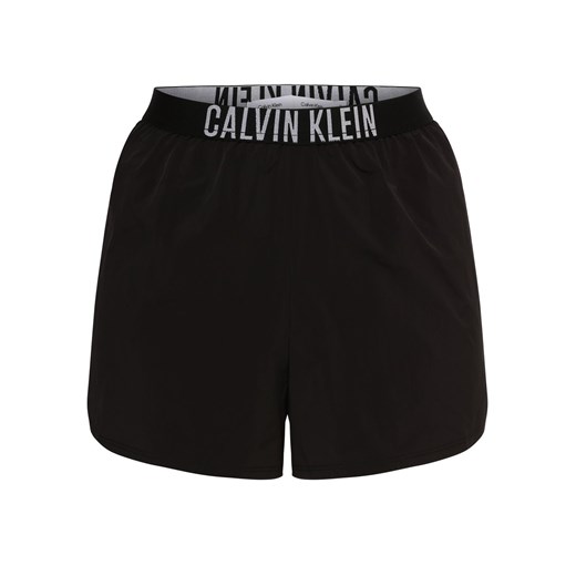 Calvin Klein Damskie spodenki kąpielowe Kobiety czarny jednolity Calvin Klein XS okazja vangraaf