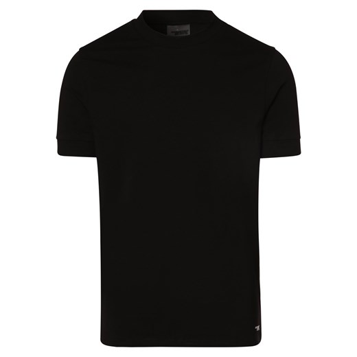 Drykorn T-shirt męski Mężczyźni Bawełna czarny jednolity ze sklepu vangraaf w kategorii T-shirty męskie - zdjęcie 152700515