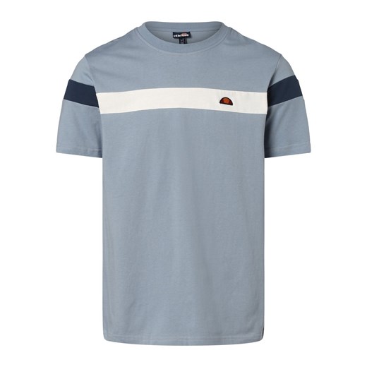 ellesse T-shirt męski Mężczyźni Bawełna jasnoniebieski jednolity ze sklepu vangraaf w kategorii T-shirty męskie - zdjęcie 152701137
