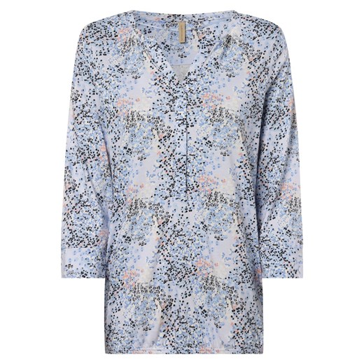 soyaconcept® Koszulka damska Kobiety Bawełna jasnoniebieski wzorzysty ze sklepu vangraaf w kategorii Bluzki damskie - zdjęcie 152701475