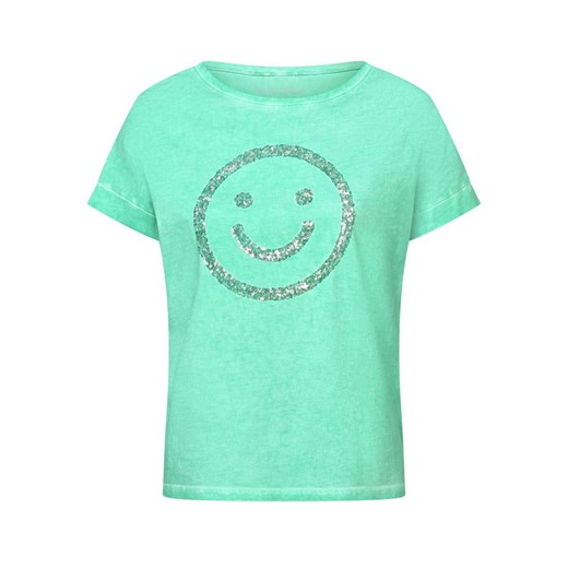 Franco Callegari T-shirt damski Kobiety Bawełna zielony jednolity Franco Callegari 48 wyprzedaż vangraaf