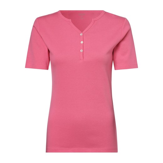 brookshire T-shirt damski Kobiety Bawełna wyrazisty róż jednolity XL vangraaf