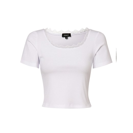 Aygill's T-shirt damski Kobiety Sztuczne włókno biały jednolity ze sklepu vangraaf w kategorii Bluzki damskie - zdjęcie 152701878
