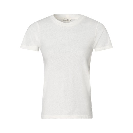 american vintage T-shirt damski Kobiety Bawełna écru jednolity ze sklepu vangraaf w kategorii Bluzki damskie - zdjęcie 152701966