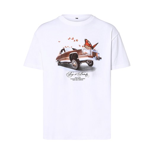Mister Tee T-shirt męski Mężczyźni Bawełna biały nadruk ze sklepu vangraaf w kategorii T-shirty męskie - zdjęcie 152702026