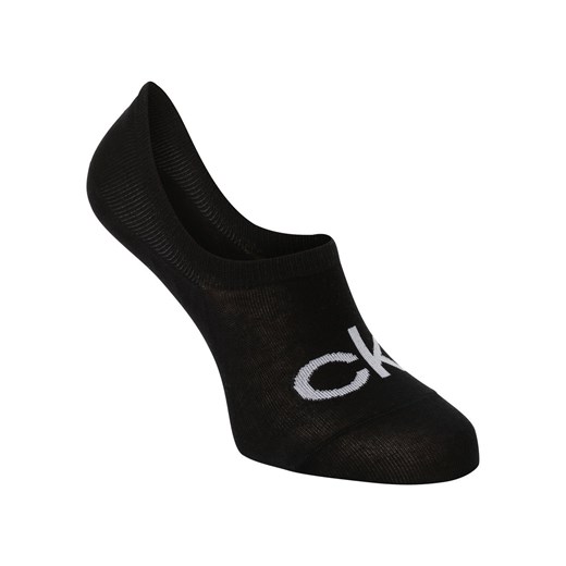 Calvin Klein Damskie skarpety do obuwia sportowego Kobiety Bawełna czarny nadruk ze sklepu vangraaf w kategorii Skarpetki damskie - zdjęcie 152702096