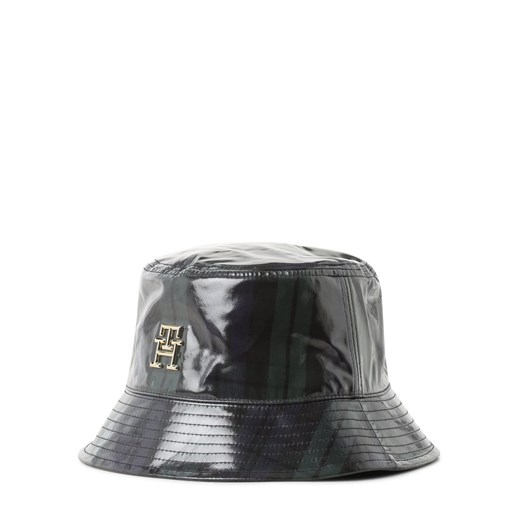 Tommy Hilfiger Damski bucket hat Kobiety Sztuczne włókno granatowy w kratkę ze sklepu vangraaf w kategorii Kapelusze damskie - zdjęcie 152702648