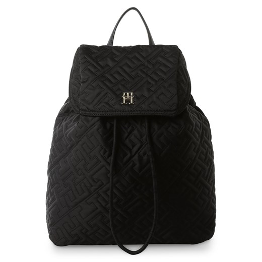 Tommy Hilfiger Plecak damski Kobiety Sztuczne włókno czarny jednolity Tommy Hilfiger ONE SIZE vangraaf