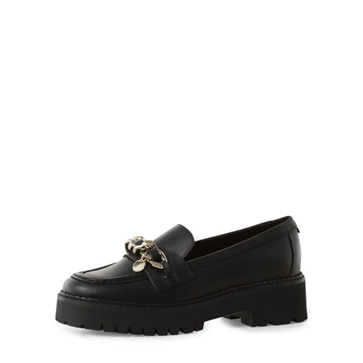 Tommy Hilfiger Skórzane loafersy Kobiety skóra czarny jednolity Tommy Hilfiger 41 vangraaf