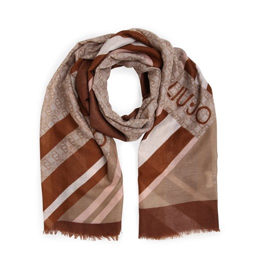 Liu Jo Collection Szalik damski Kobiety koniakowy wzorzysty ONE SIZE vangraaf