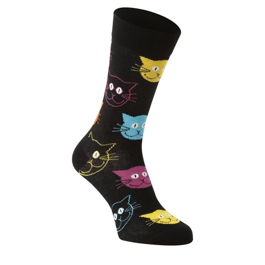 Happy Socks skarpety z drobnej dzianiny Kobiety,Mężczyźni drobna dzianina czarny Happy Socks 41-46 vangraaf