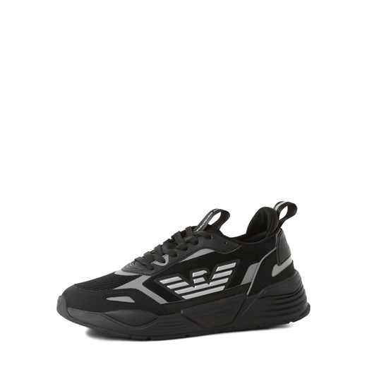 Buty sportowe męskie Emporio Armani z tkaniny czarne