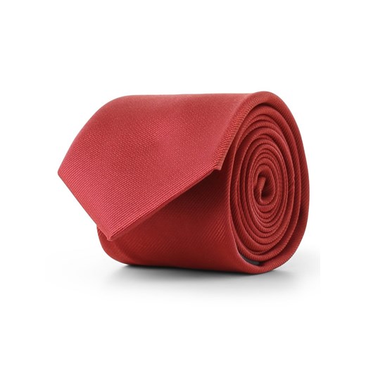 Andrew James Krawat jedwabny męski Mężczyźni Jedwab czerwony wypukły wzór tkaniny ze sklepu vangraaf w kategorii Krawaty - zdjęcie 152703546