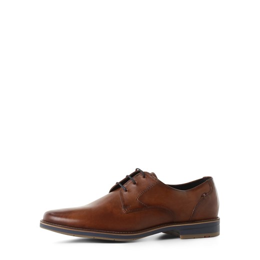 Lloyd Męskie buty sznurowane ze skóry Mężczyźni skóra koniakowy jednolity ze sklepu vangraaf w kategorii Buty eleganckie męskie - zdjęcie 152703728
