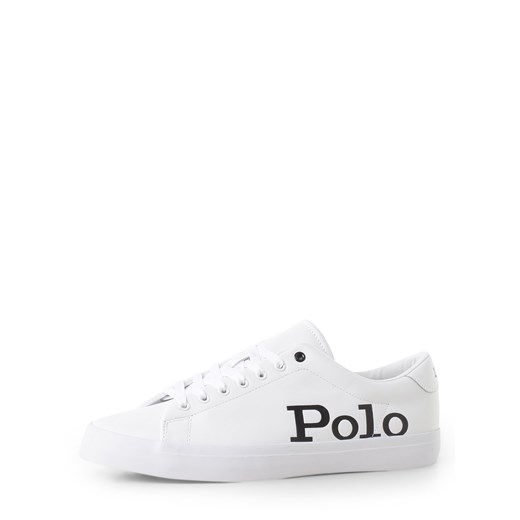 Trampki męskie białe Polo Ralph Lauren wiązane sportowe z tkaniny na wiosnę