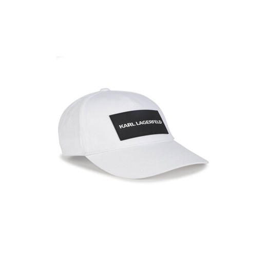 Czapka z daszkiem KARL LAGERFELD - Z21033 White 10P Karl Lagerfeld 56 eobuwie.pl