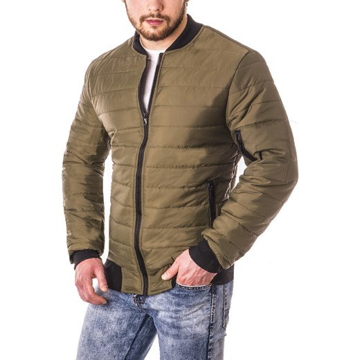Przejściowa kurtka męska MY02 Khaki ze sklepu Risardi w kategorii Kurtki męskie - zdjęcie 152707899