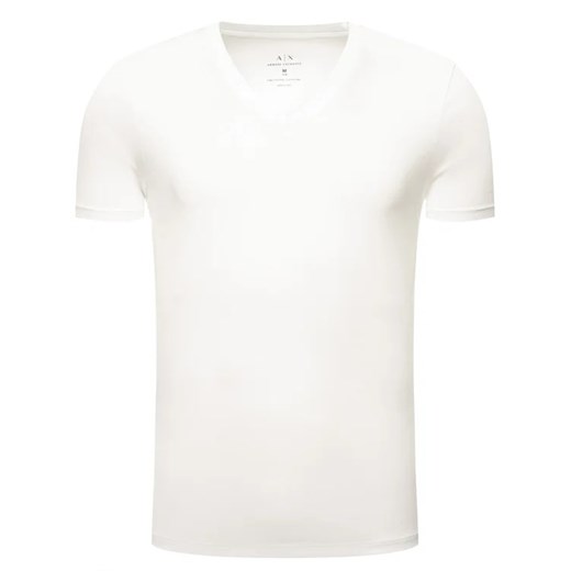 Armani Exchange T-Shirt 8NZT75 ZJA5Z 1100 Biały Slim Fit Armani Exchange XL MODIVO