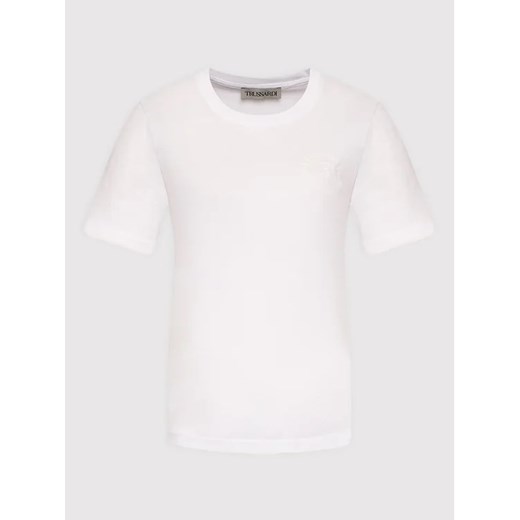 Trussardi T-Shirt 56T00483 Biały Regular Fit Trussardi M MODIVO