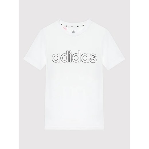 adidas T-Shirt Essentials GN4002 Biały Regular Fit 9_10Y MODIVO