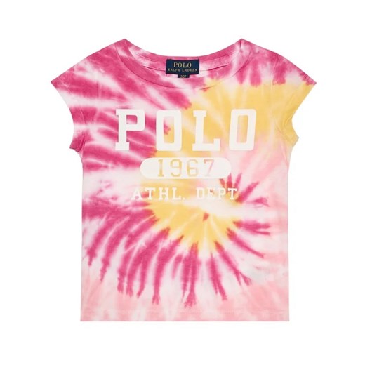 Polo Ralph Lauren T-Shirt Tie Dye Tee 313803031001 Różowy Regular Fit Polo Ralph Lauren XL okazja MODIVO