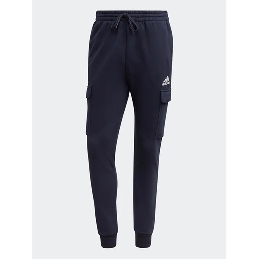 adidas Spodnie dresowe Essentials HL2232 Granatowy Regular Fit S MODIVO