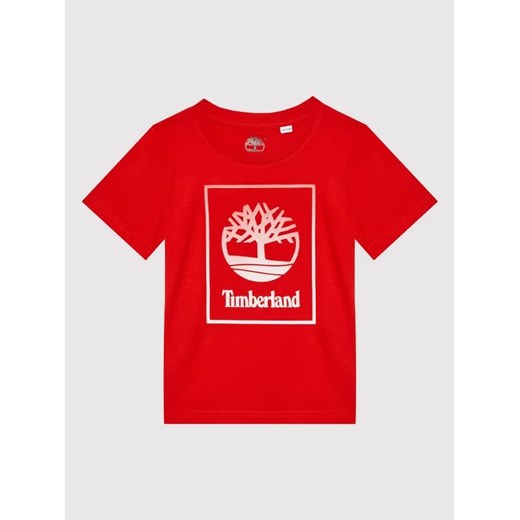 Timberland T-Shirt T25S83 D Czerwony Regular Fit Timberland 16Y MODIVO