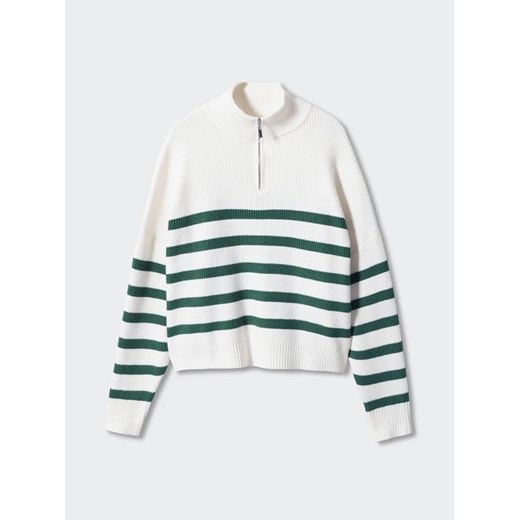 Mango Sweter Rizo 47091279 Écru Relaxed Fit Mango XXS MODIVO