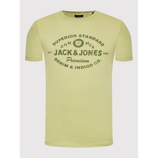 Jack&Jones PREMIUM T-Shirt Jackson 12202394 Zielony Regular Fit Jack&jones Premium L MODIVO