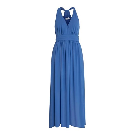 Sukienka Vila w serek niebieska elegancka 