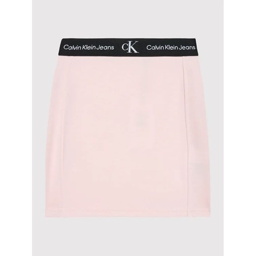 Calvin Klein Jeans Spódnica Punto IG0IG01429 Różowy Regular Fit 10Y okazja MODIVO
