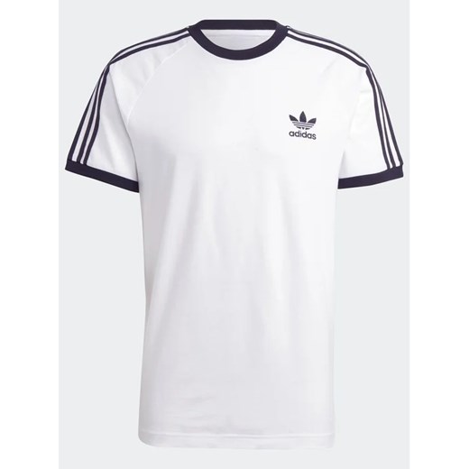 T-shirt męski biały Adidas z krótkimi rękawami 