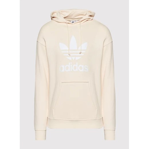 adidas Bluza adicolor Trefoil H33586 Beżowy Regular Fit 32 MODIVO