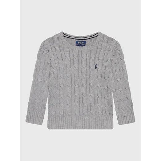 Polo Ralph Lauren Sweter 323702674041 Szary Regular Fit Polo Ralph Lauren S MODIVO