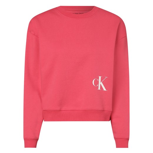 Calvin Klein Jeans Damska bluza nierozpinana Kobiety wyrazisty róż nadruk S vangraaf